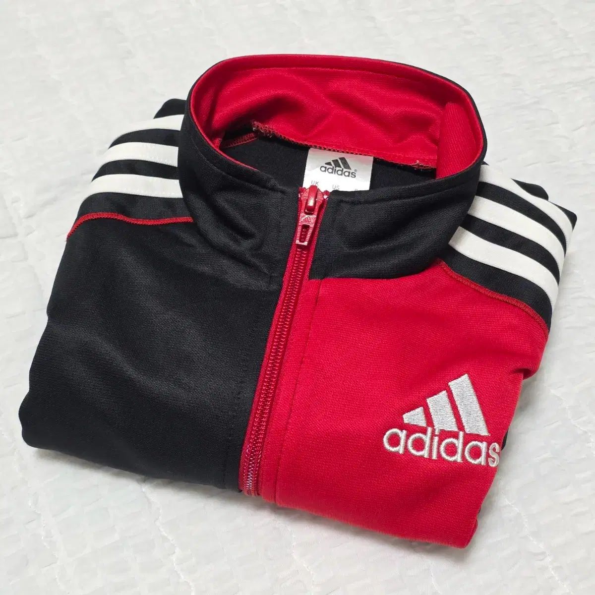 日本 ヴィンテージ) レッド&ブラック adidas アディダス ジャージ