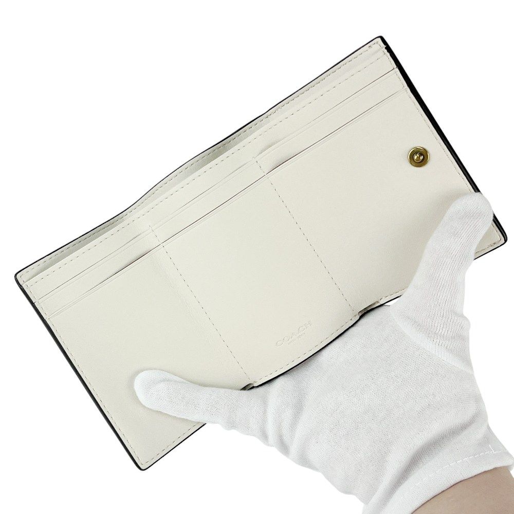 コーチ □未使用□ ティーローズ コンパクト 三つ折り 財布 ウォレット