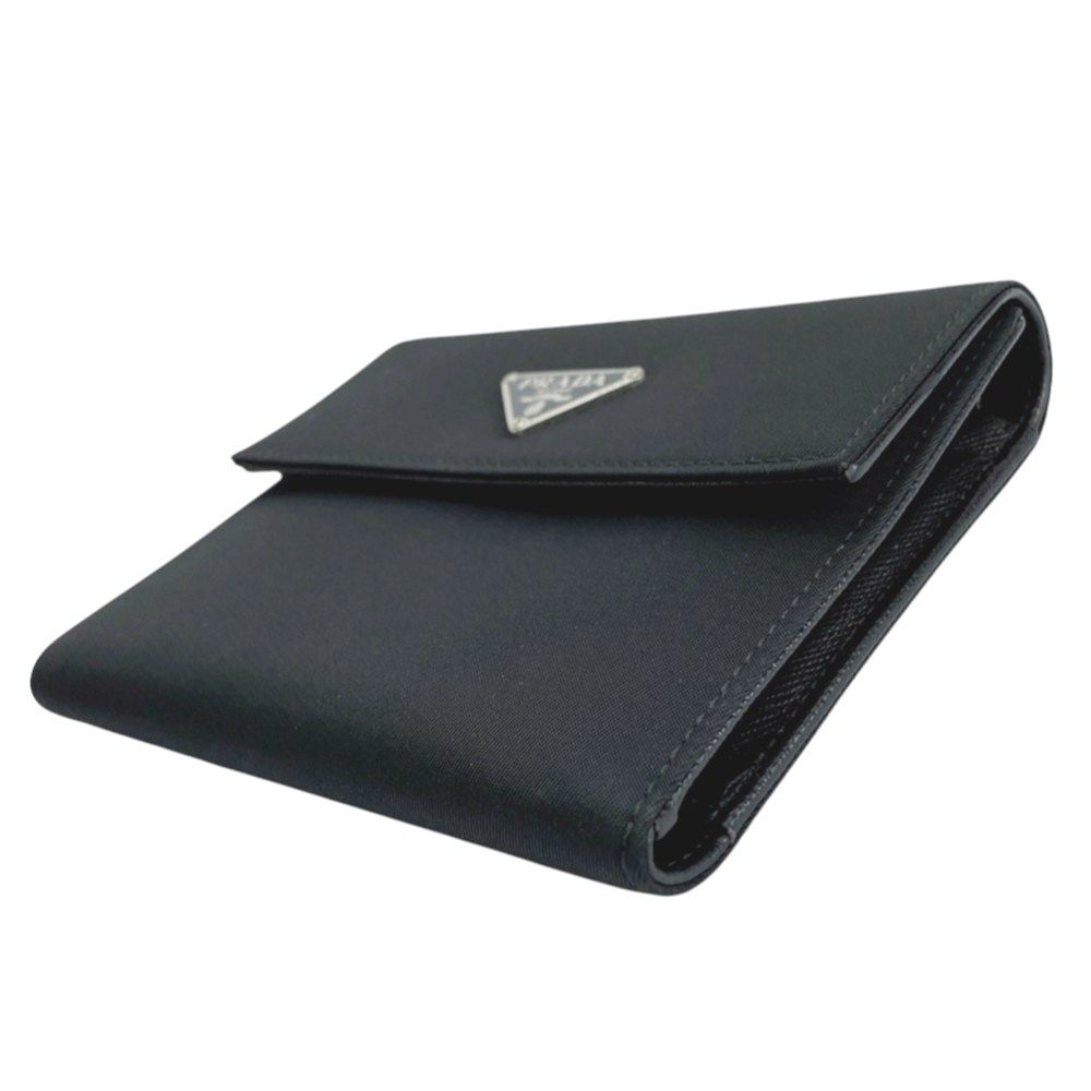 プラダ □中古□ 三つ折り 財布 ウォレット テスート ナイロン