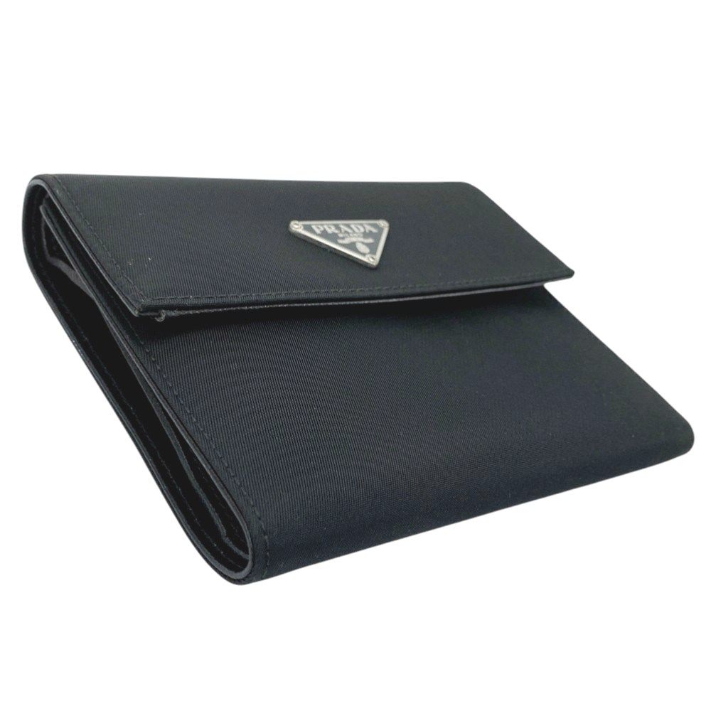 プラダ □中古□ 三つ折り 財布 ウォレット テスート ナイロン