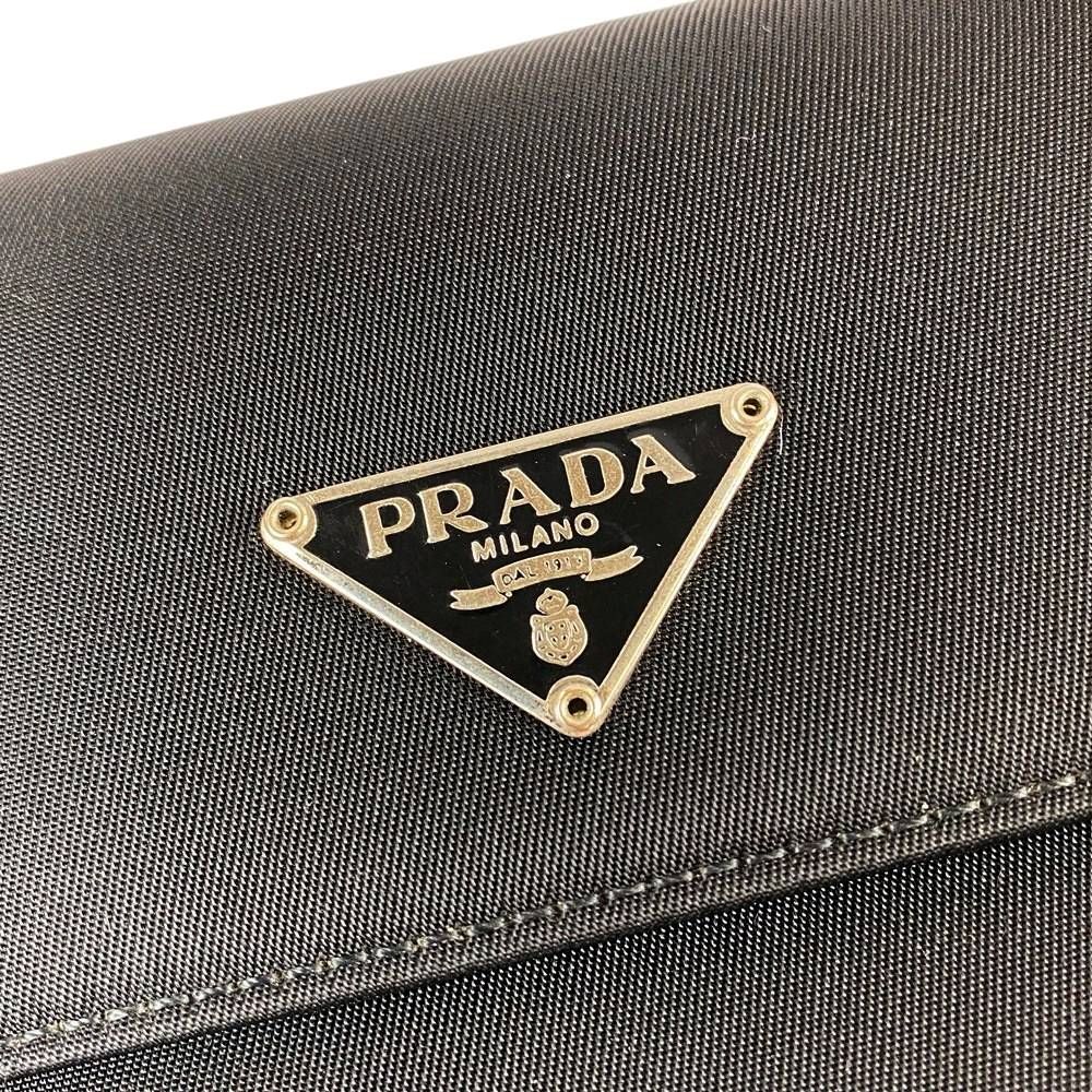 プラダ □中古□ 三つ折り 財布 ウォレット テスート ナイロン