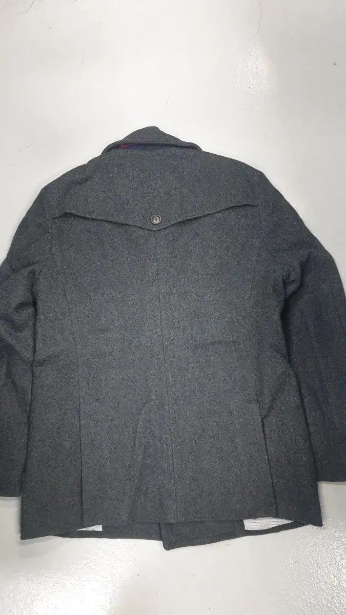 ビーンポール グレー ダブルボタン コート 105