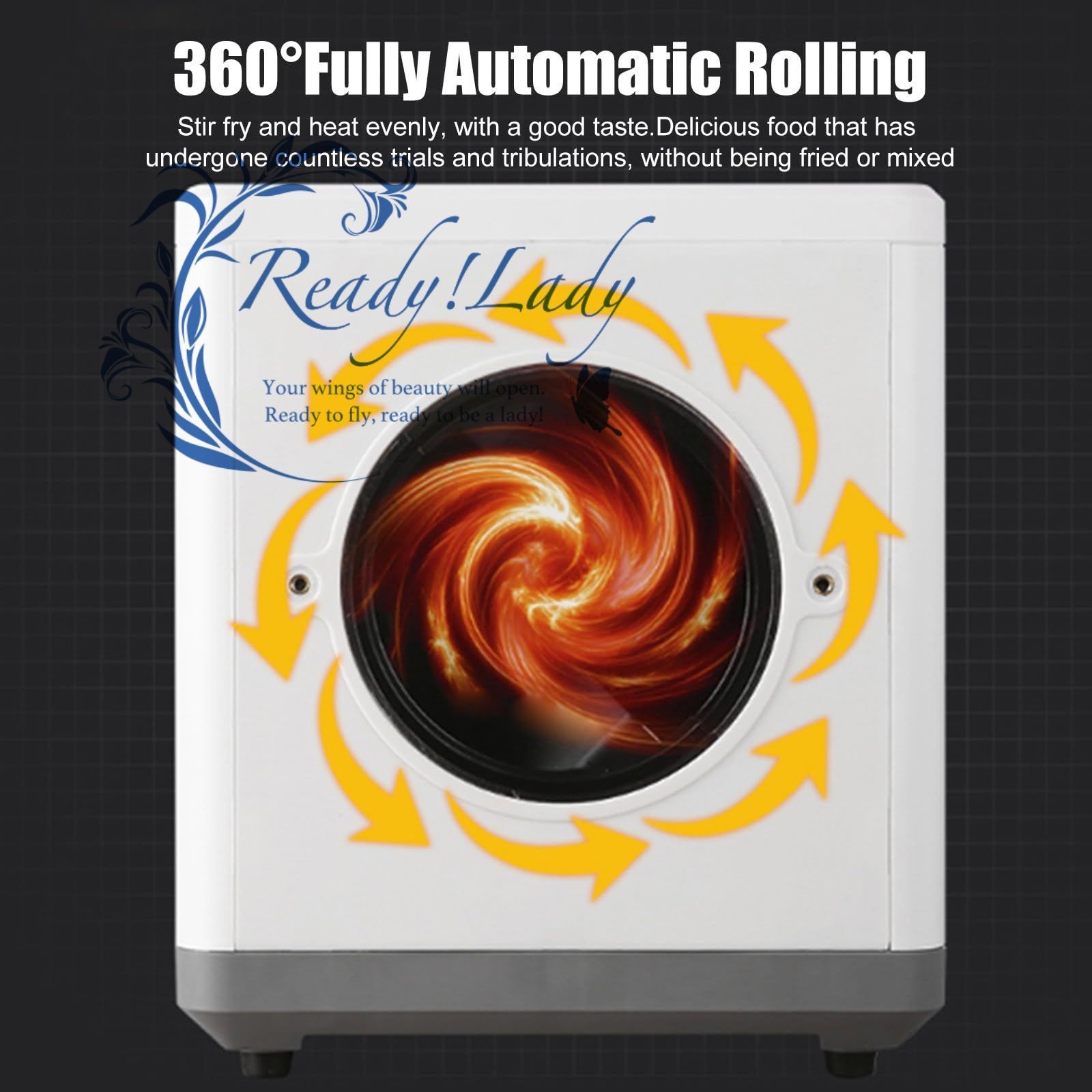  1600 W 1.5 kg ピーナッツロースター コーヒー豆ナッツピーナッツカシュー栗焙煎機 100-250℃温度調節 その他 調理器具