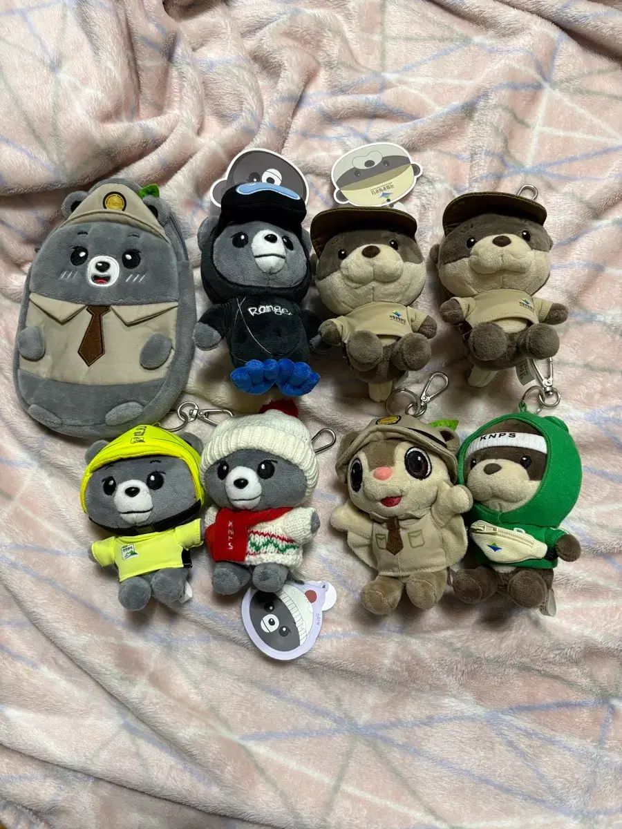 国立公園公団 ぬいぐるみ キーホルダー 7種 ポーチ まとめ 含む