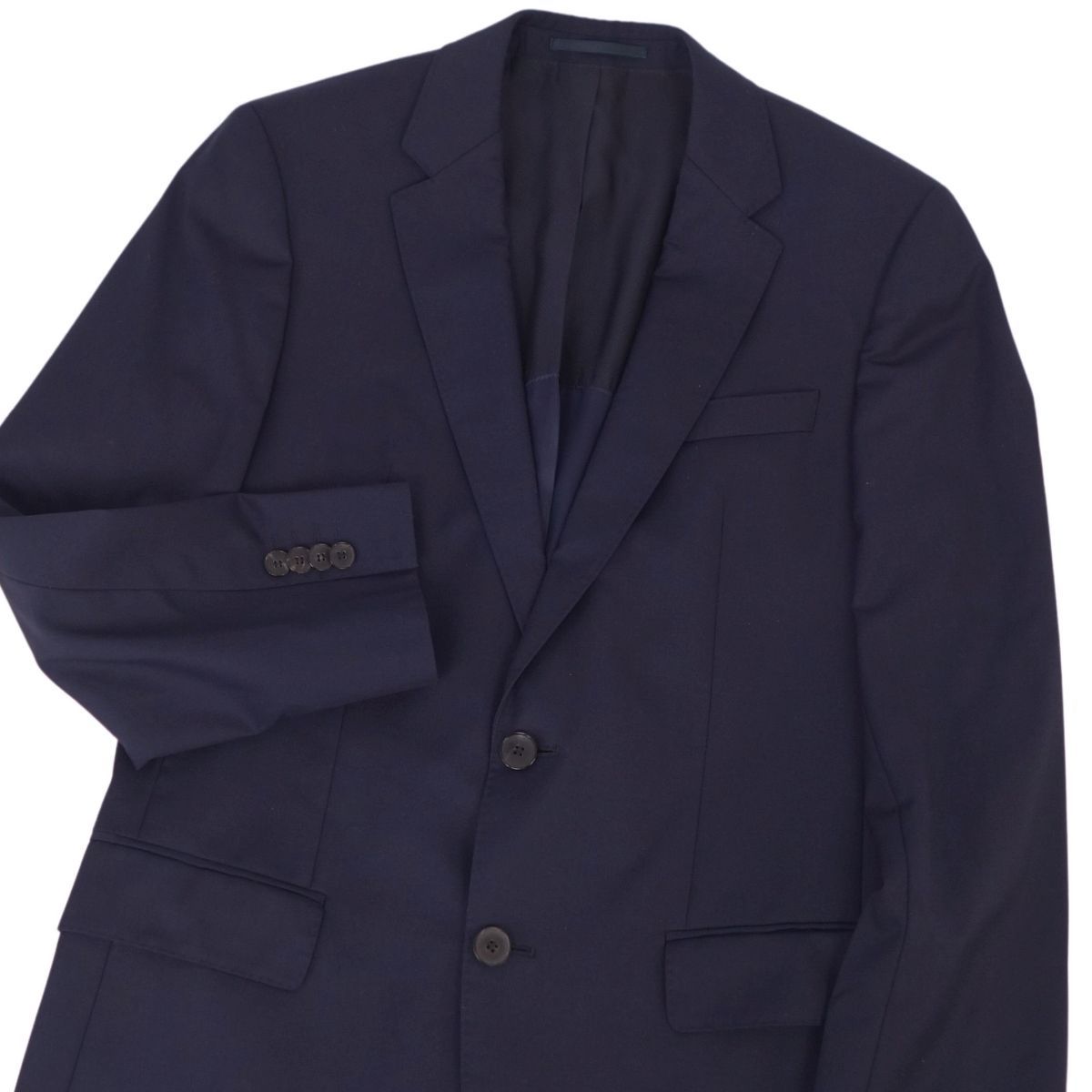 美品 ヒューゴボス HUGO BOSS セットアップ スーツ シングル ウール