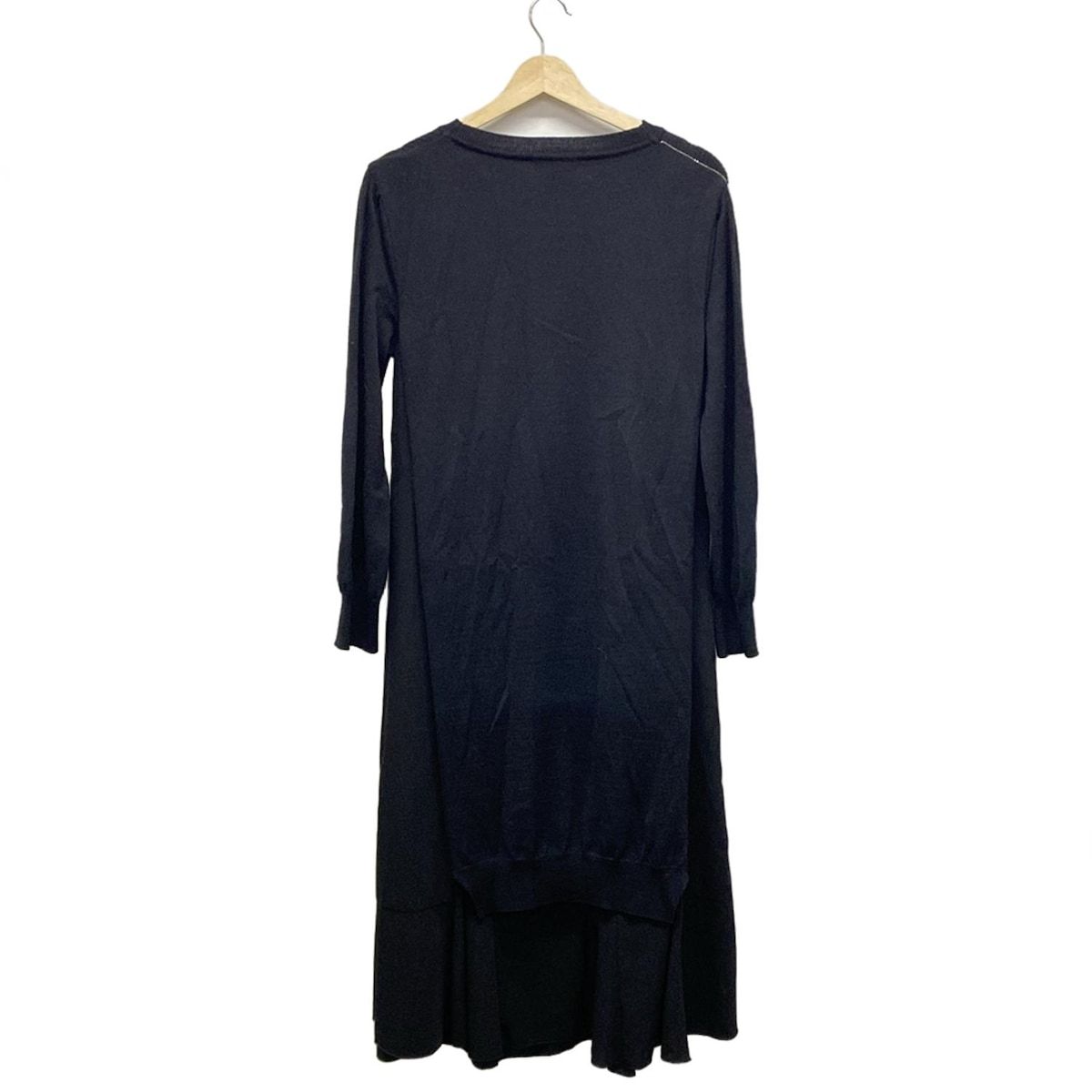 MORABITO(モラビト) ワンピース サイズ38 M レディース - 黒×シルバー