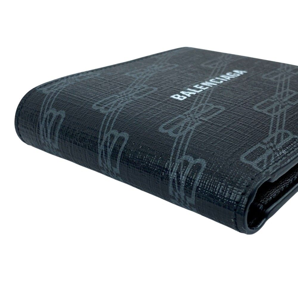 【美品】バレンシアガ 二つ折り財布 ブラック BB 総柄 PVC メンズ 楽天市場】バレンシアガ 二つ折り財布 ブラック メンズ BALENCIAGA