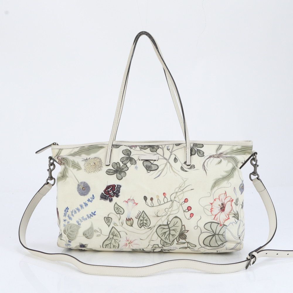グッチ フローラ 花柄 レザー 2 WAY トート バッグ 斜め掛け ショルダー ハンド A 4 353437 レディース EWE CY 10