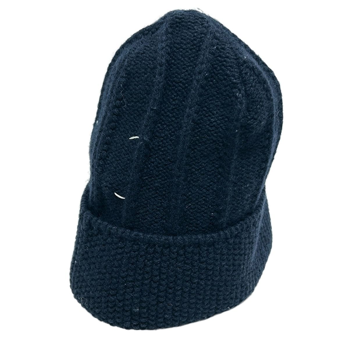 MARTIN マルタンマルジェラ ニット帽 S ネイビー ウール