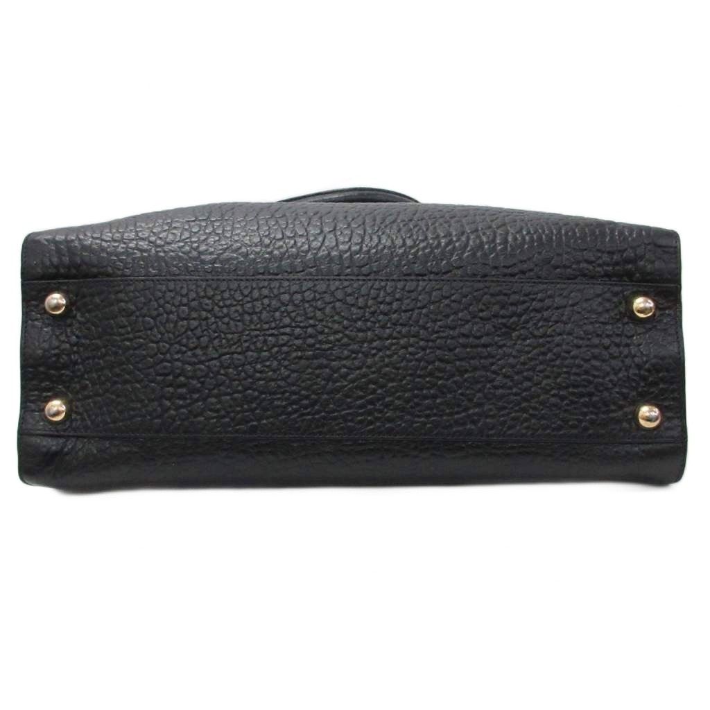 バーバリー BURBERRY トートバッグ ハンドバッグ レザー ゴールド金具