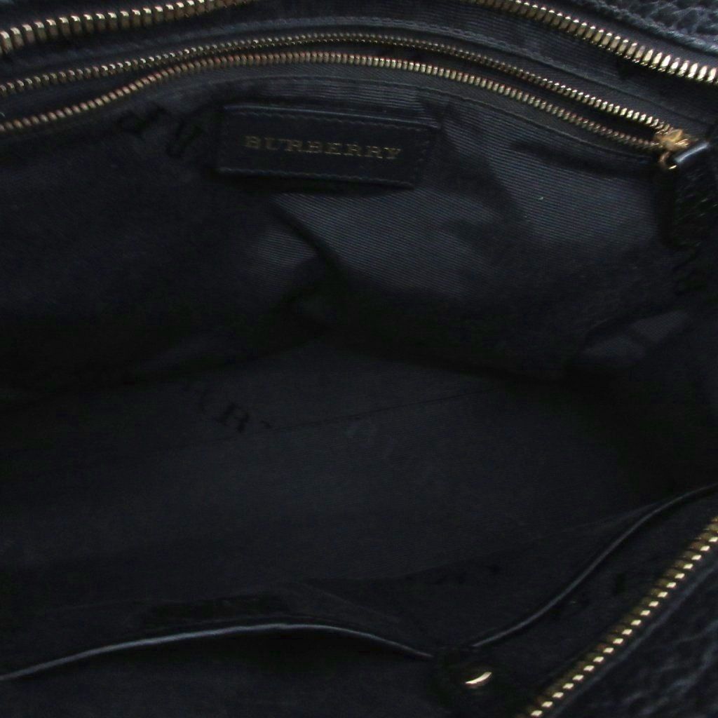 バーバリー BURBERRY トートバッグ ハンドバッグ レザー ゴールド金具