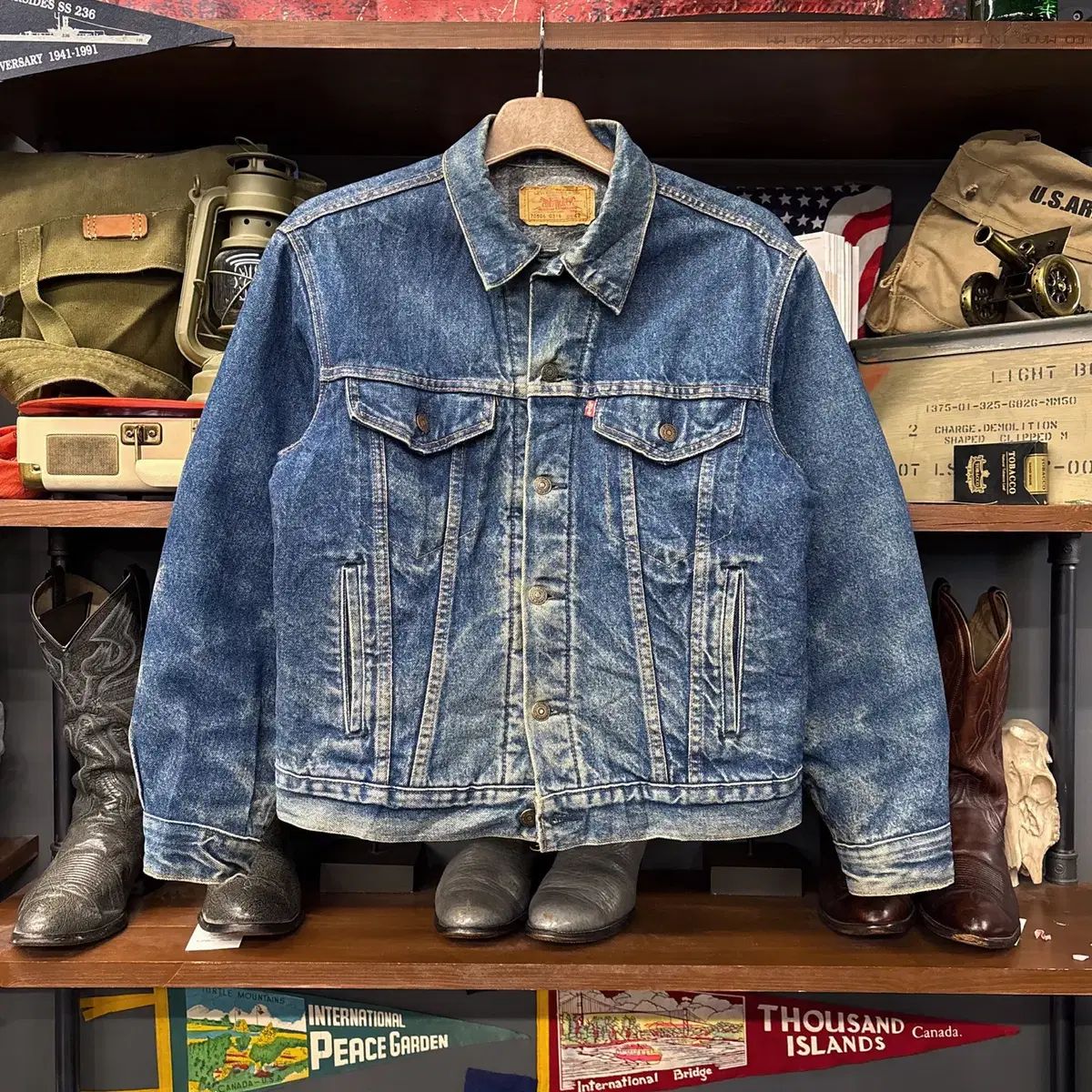 00s リーバイス ブランケットライニング デニム トラッカー ジャケット