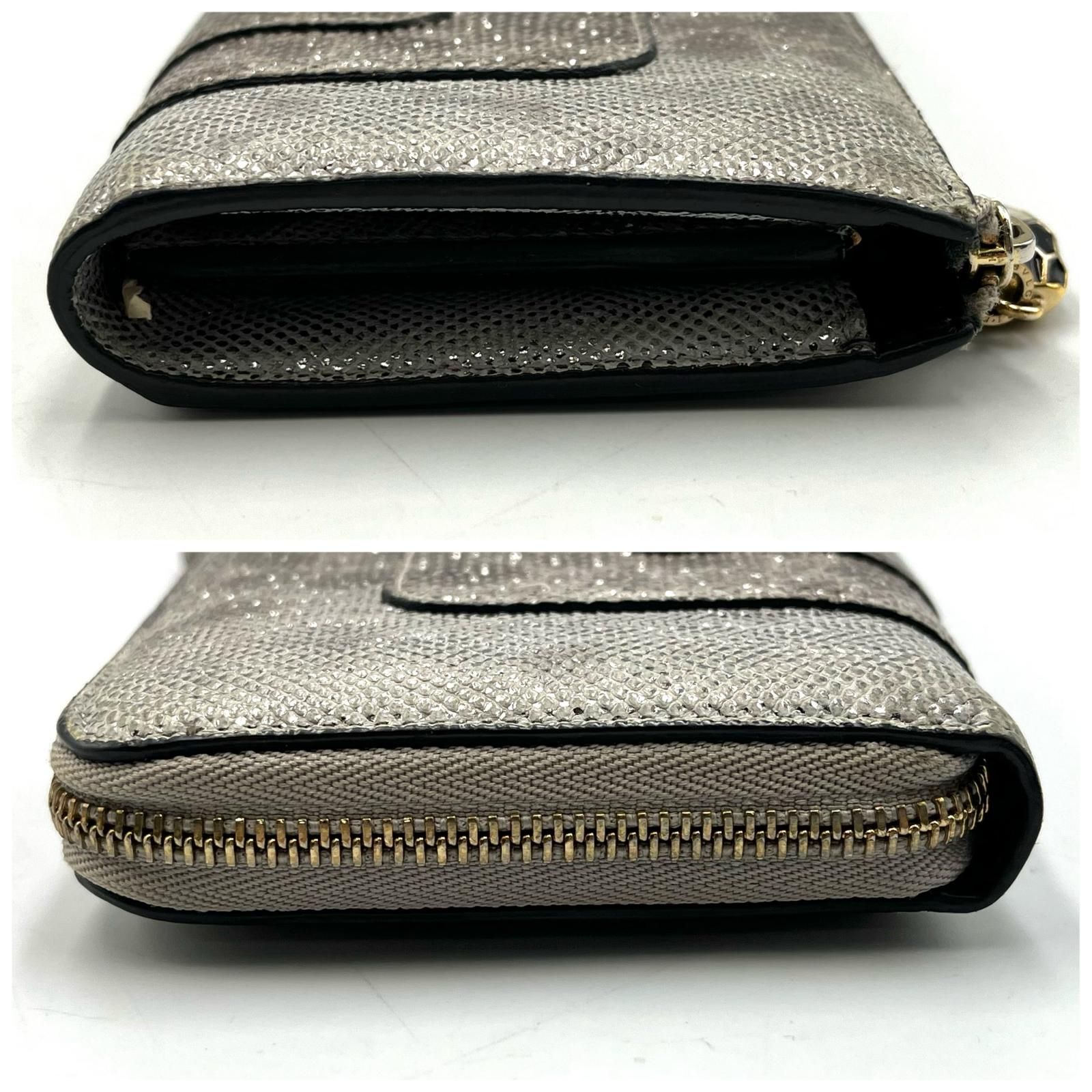 ☆ ブルガリ BVLGARI 長財布 セルペンティフォーエバーラウンドジップ