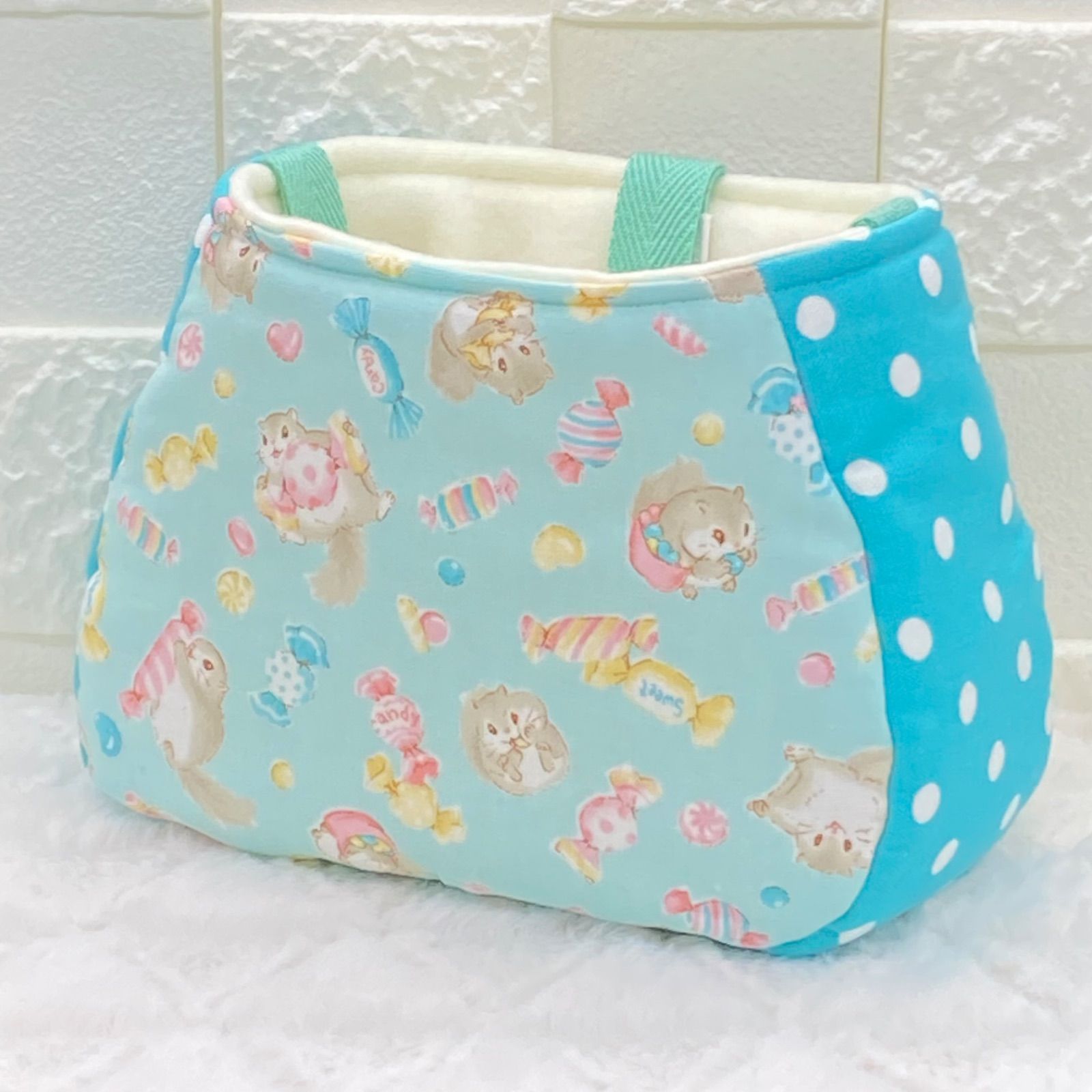 フクロモモンガ　ポーチ　こむすびsize フクロモモンガ ポーチ こむすびサイズ M0008 - メルカリ