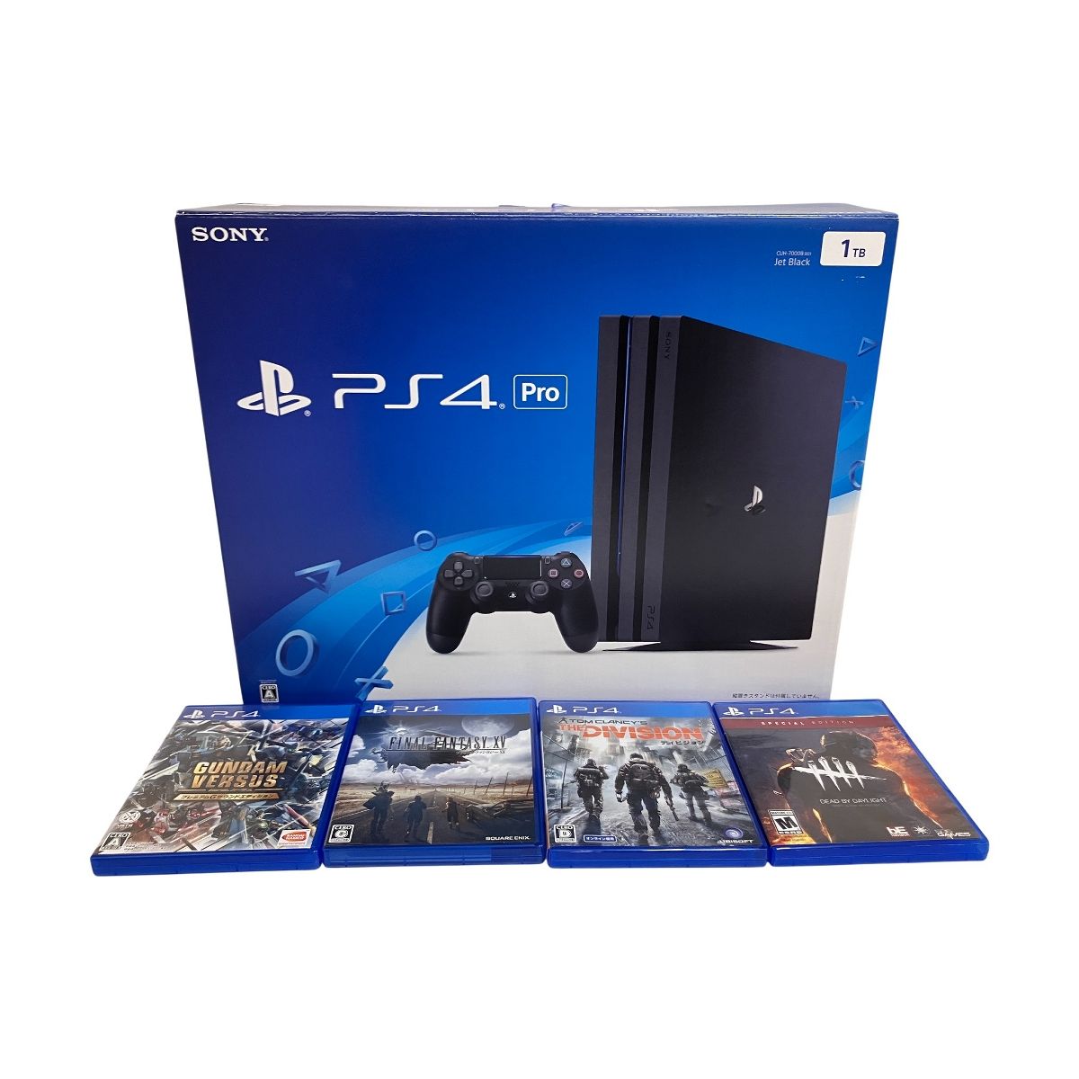 SONY PlayStation 4 Pro 1 TB CUH-7000 B PS ソフトおまけつき ソニー プレイステーション4 プロ