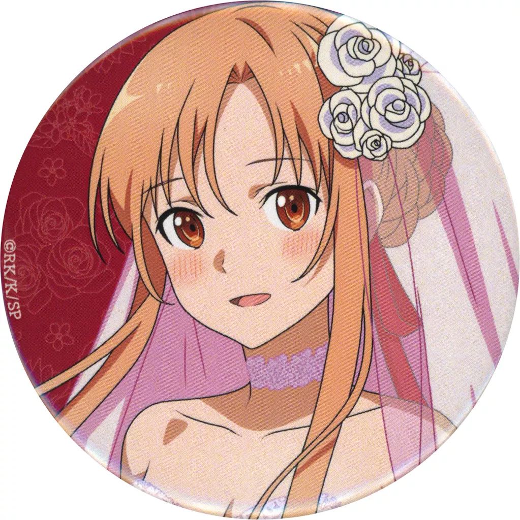 北野天満宮 KNF ソードアート・オンライン 結城明日奈 缶バッジ 中古】バッジ・ピンズ 結城明日奈 描き下ろし 65mm缶バッジ