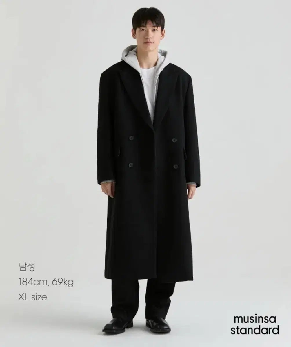 ムシンサ ダブル ロング コート M