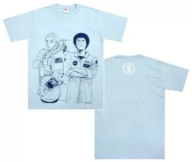 中古】Tシャツ(キャラクター) 南波六太＆南波日々人 Tシャツ ブルー