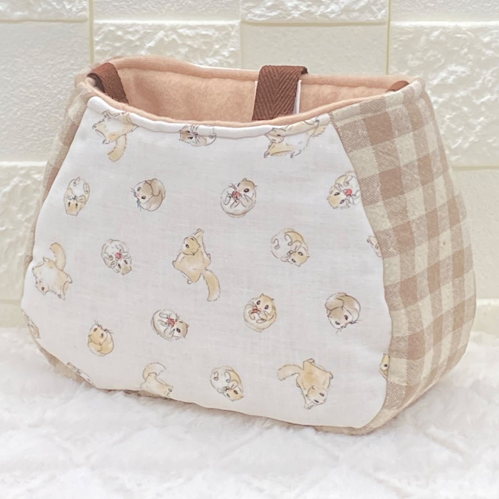 フクロモモンガ　ポーチ　こむすびsize フクロモモンガ ポーチ こむすびサイズ M0010 - メルカリ