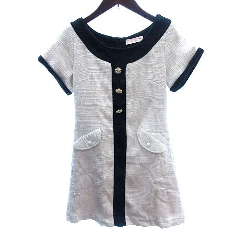 ミシェルマカロン michell Macaron ワンピース ミニ パイピング