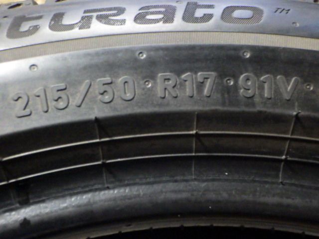  M 132 G 約8 5部山 Continental CintuRato P 9 AS 215 50 R 17 4本 13インチ サマータイヤ ノーマルタイヤ