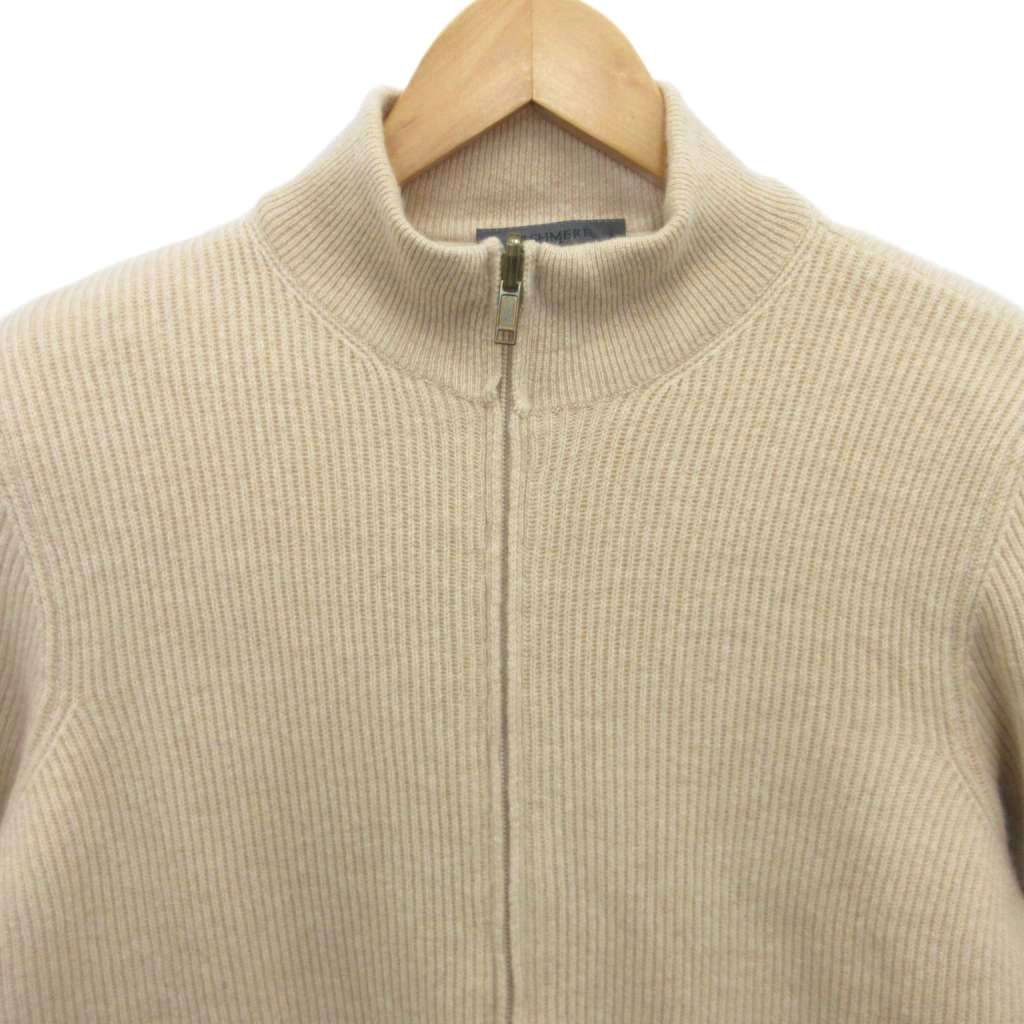 レコパン LES COPAINS 美品 カシミヤ100% ドライバーズニット セーター