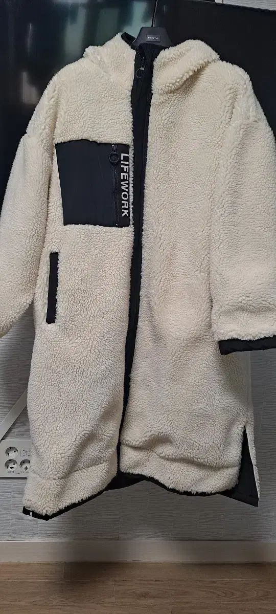 LIFEWORK ライフワーク リバーシブル ボア フリース ロング コート メンズLサイズ