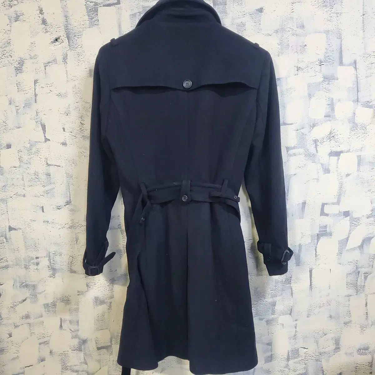 ウーヨンミ ウール トレンチ 46