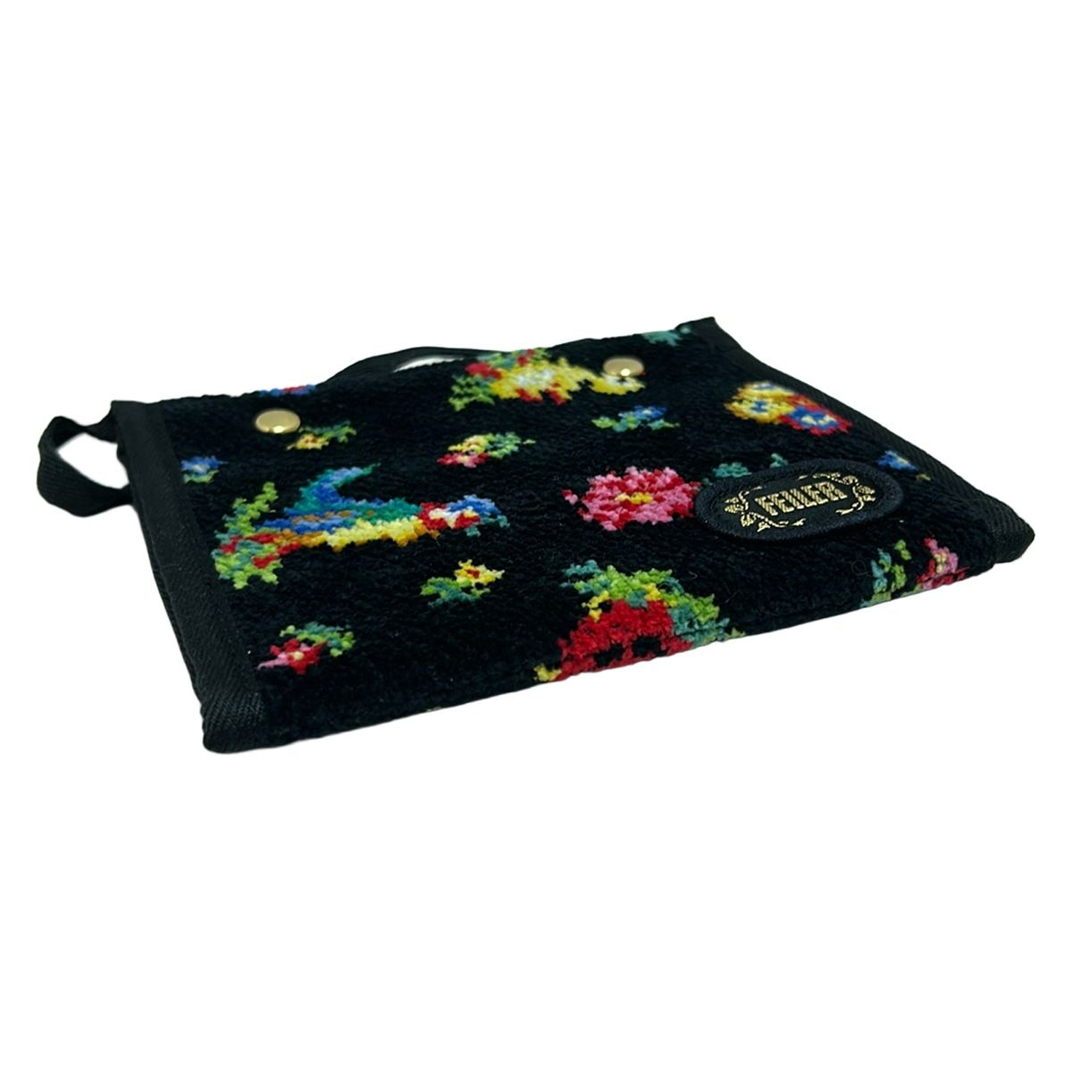  FEILER フェイラー 小物入れ 黒 イエロー マルチ マスクポーチ ハイジ その他 小物