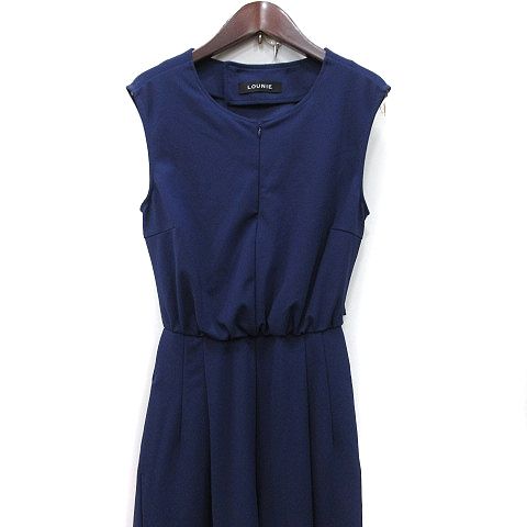 ルーニィ LOUNIE パンツ サロペット オールインワン 36 S 紺 ネイビー