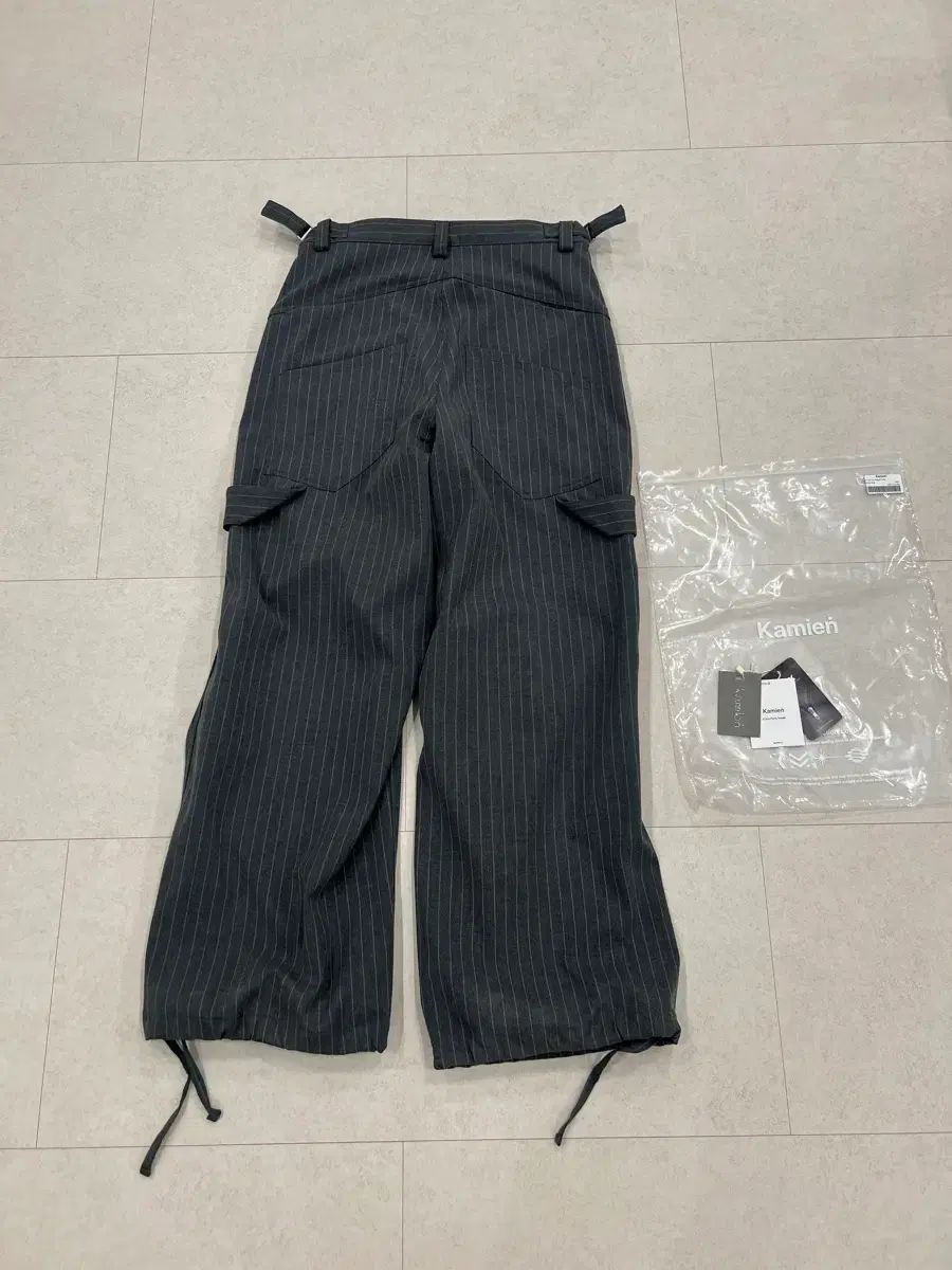 み 1 カミエン オールデイ バギー パンツ ストライプ