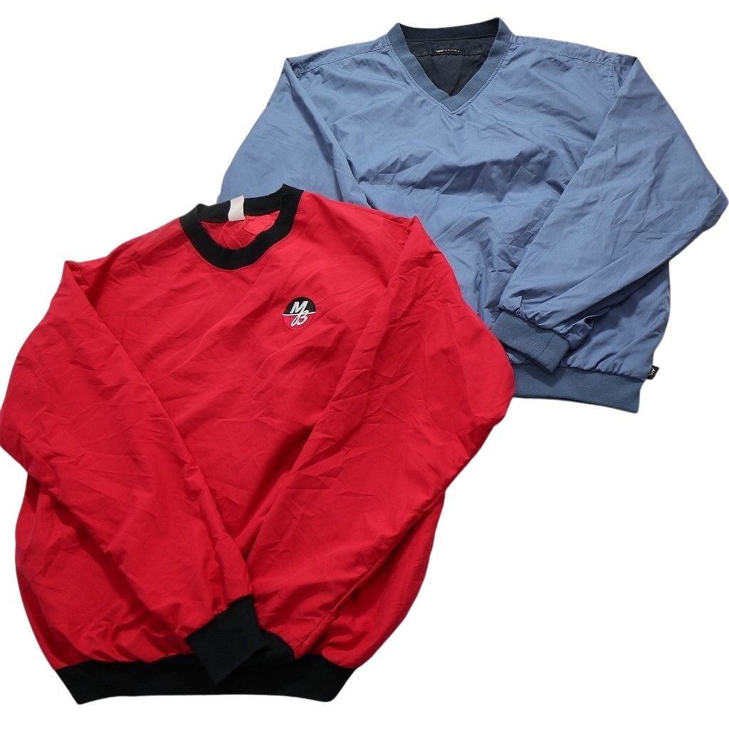 古着卸 まとめ売り プルオーバー ジャケット 8枚セット (メンズ L ) V