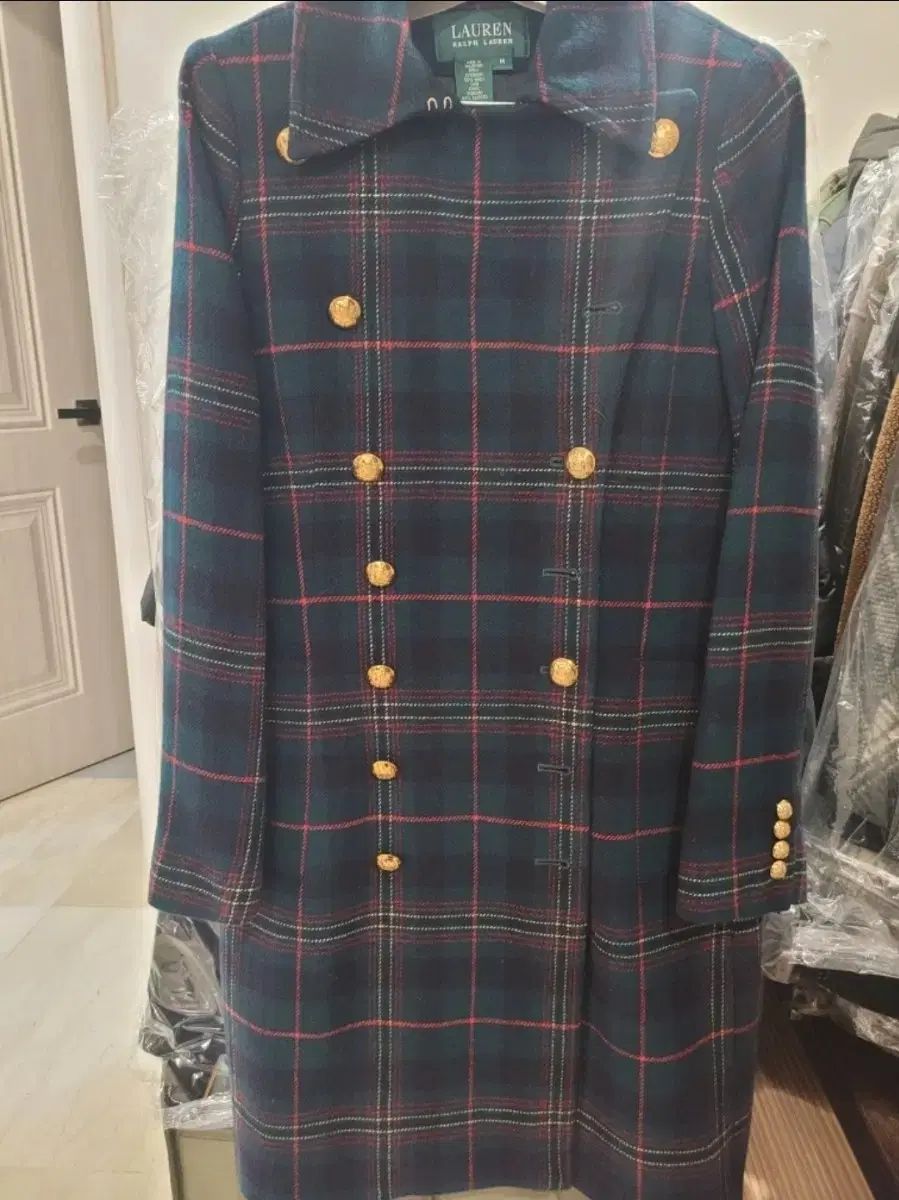ラルフローレン ポロ タータンチェック コート - メルカリ