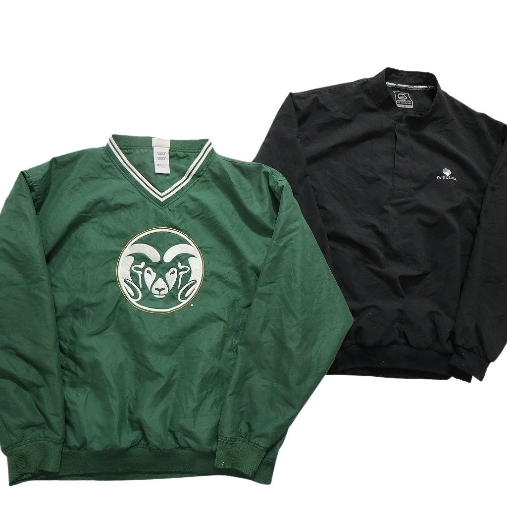 古着卸 まとめ売り プルオーバー ジャケット MIX 8枚セット (メンズ L