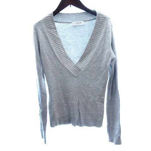 シュプリーム SUPREME ニット セーター クロスオーバーVネック