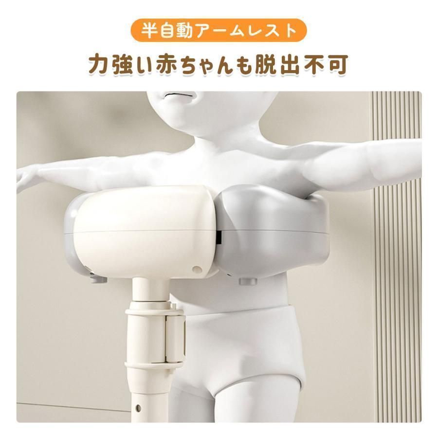滑り止め ベビー 沐浴 シャワースタンド 補助 ベビーシャワースタンド ベビーバス 便利 快適 グッズ : レビュー特典 ベビーシャワースタンド、滑り止めベース付きベビー ベビーバススタンド お風呂育児をサポート 赤ちゃん