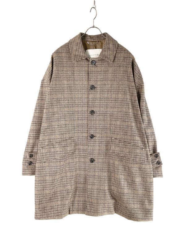 未使用品 MACKINTOSH 千鳥格子チェックロングコート HUMBIE GTS 36