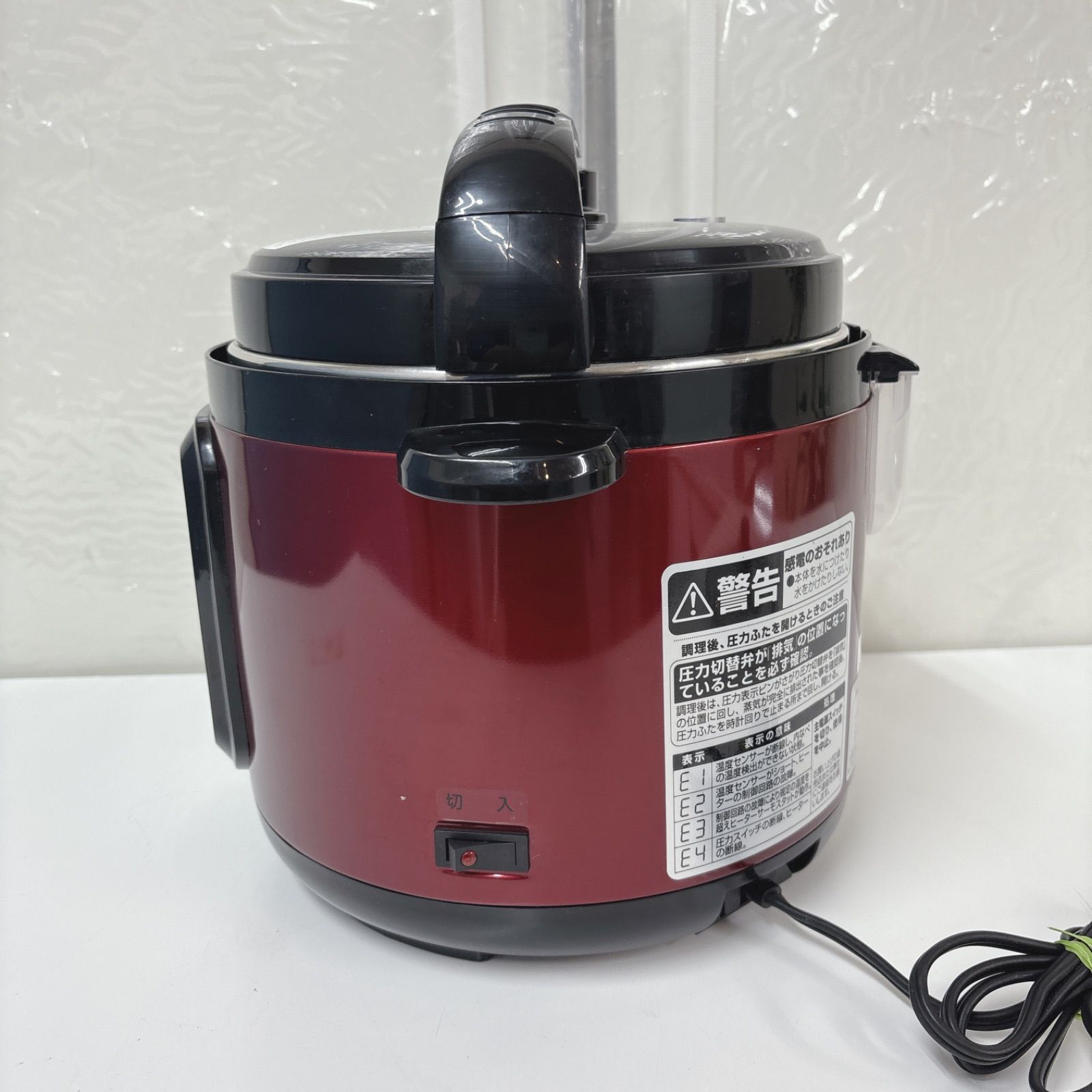 I741 🌈 D&S 電気圧力鍋 2.5L レッド ⭐ 動作確認済 ⭐ クリーニング済