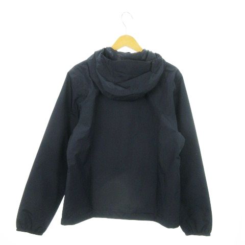 アディダス adidas エッセンシャルズ RAIN RDY ジャケット ウインドブレーカー フーディ ジップアップ 防水 ロゴ スポーツ M 紺 ネイビー HU 1756 MN 17 GY 12