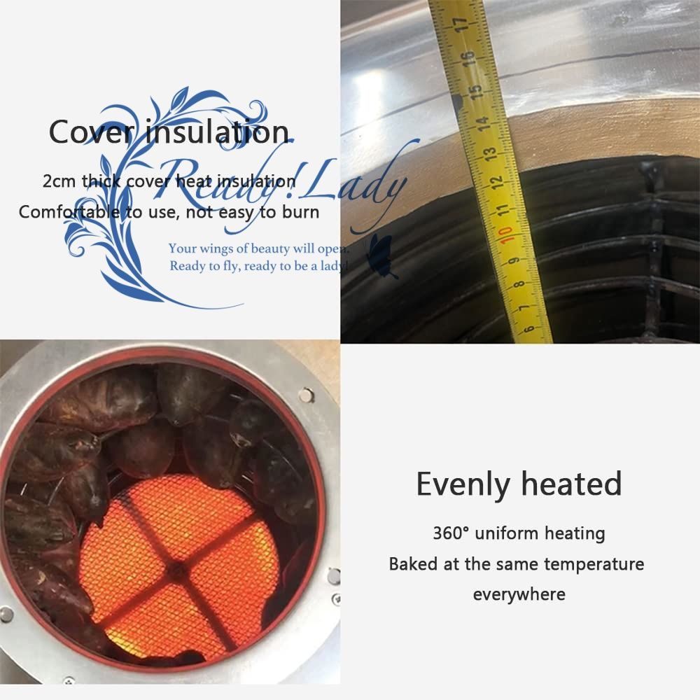  ステンレス鋼の商業焙煎サツマイモストーブ チャコール ガススモーキーシチュー 栗トウモロコシ スモークバレル ガーデンアウトドアグリル Gas 70 cm その他 調理器具