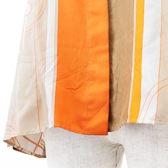 HERMES エルメス ツイルレーヌシャツ 2023SS エクスリブリス プリント