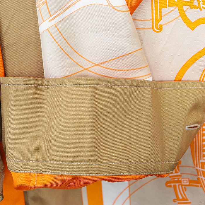 HERMES エルメス ツイルレーヌシャツ 2023SS エクスリブリス プリント