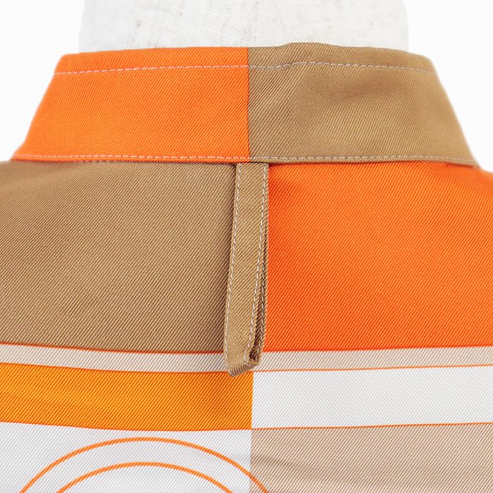 HERMES エルメス ツイルレーヌシャツ 2023SS エクスリブリス プリント