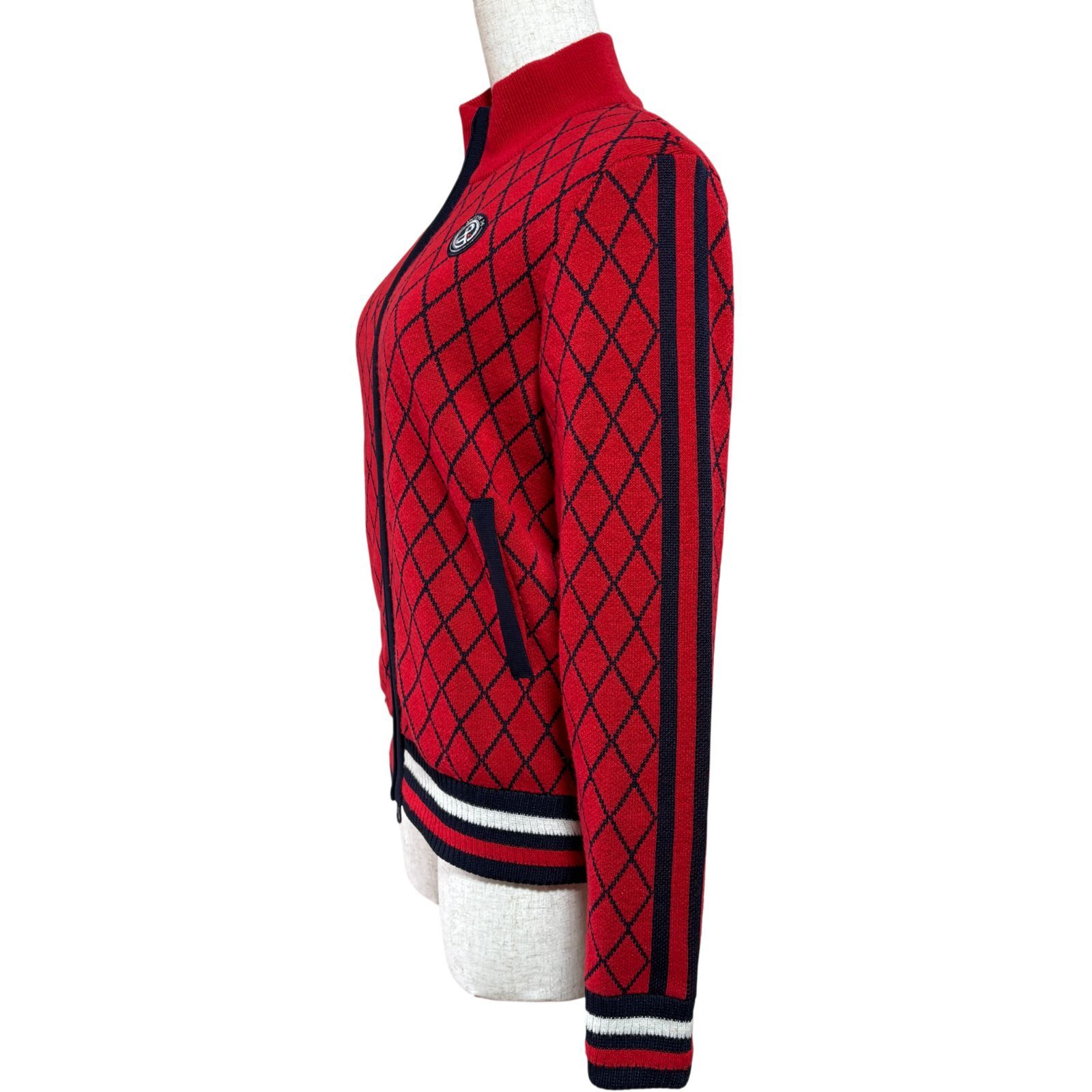 and per se アンパスィ ジップアップニットジャケット Mサイズ ゴルフ