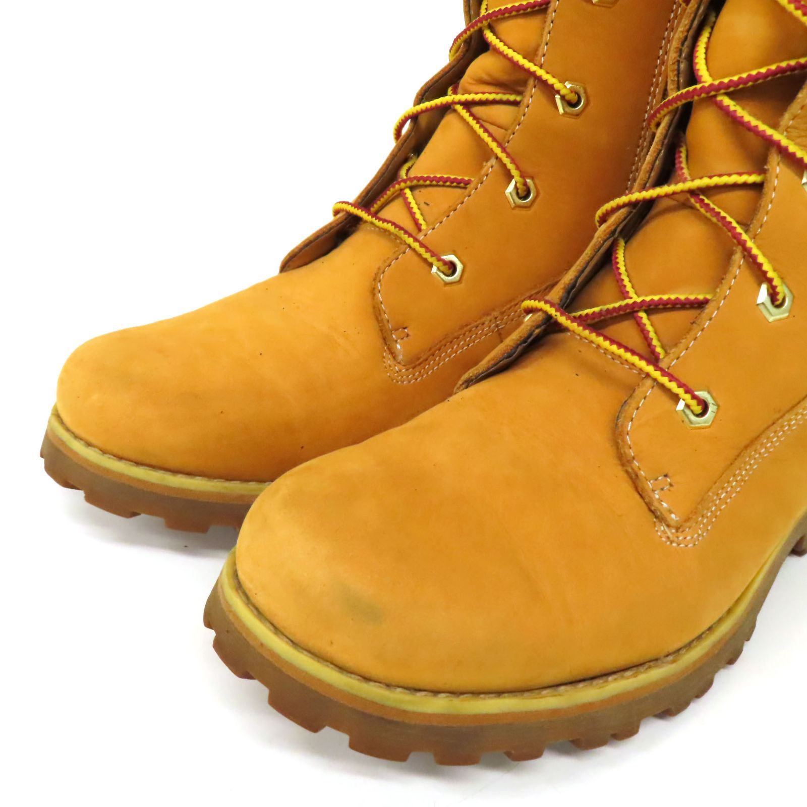 【美品✨ 】ティンバーランド 安室奈美恵ロングブーツ レースアップ　イエロー 美品✨ 】ティンバーランド 安室奈美恵ロングブーツ レースアップ イエロー