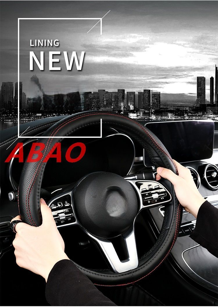 ＢＭＷ ｉＸ（ｉ２０）ハンドルカバー 38cm ステアリングカバー 汚れ防止 通気性 ドレスアップ 車内アクセサリー