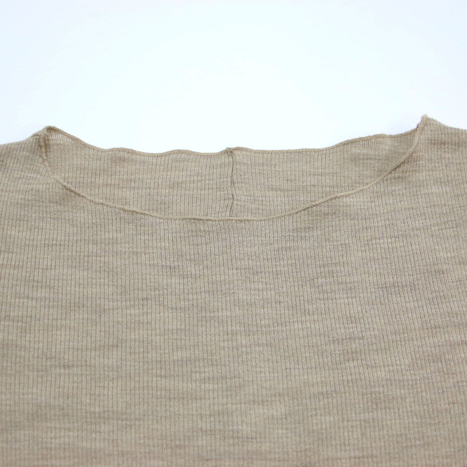 Plage プラージュ カットソー ベージュ サイズ:FREE | 24秋冬 ウール