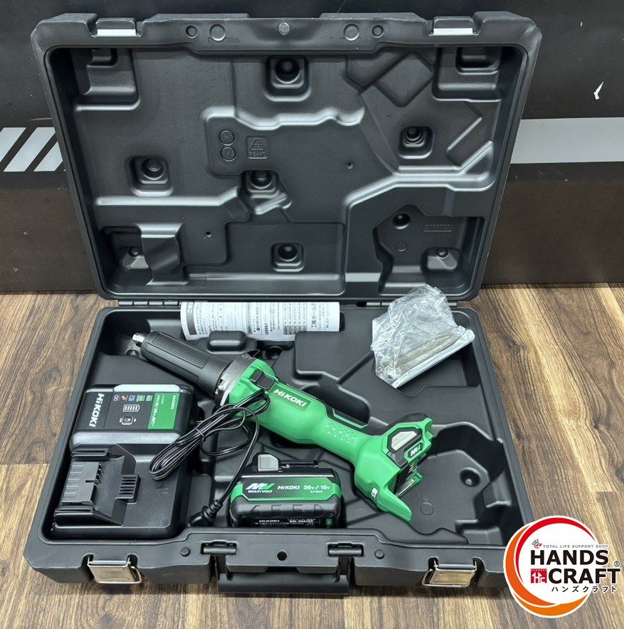 ♭ ハイコーキ HiKOKI GP 36 DA XPZ 25 mm コードレスハンドグラインダ バッテリ 充電器付属 PSEマーク 熊 店