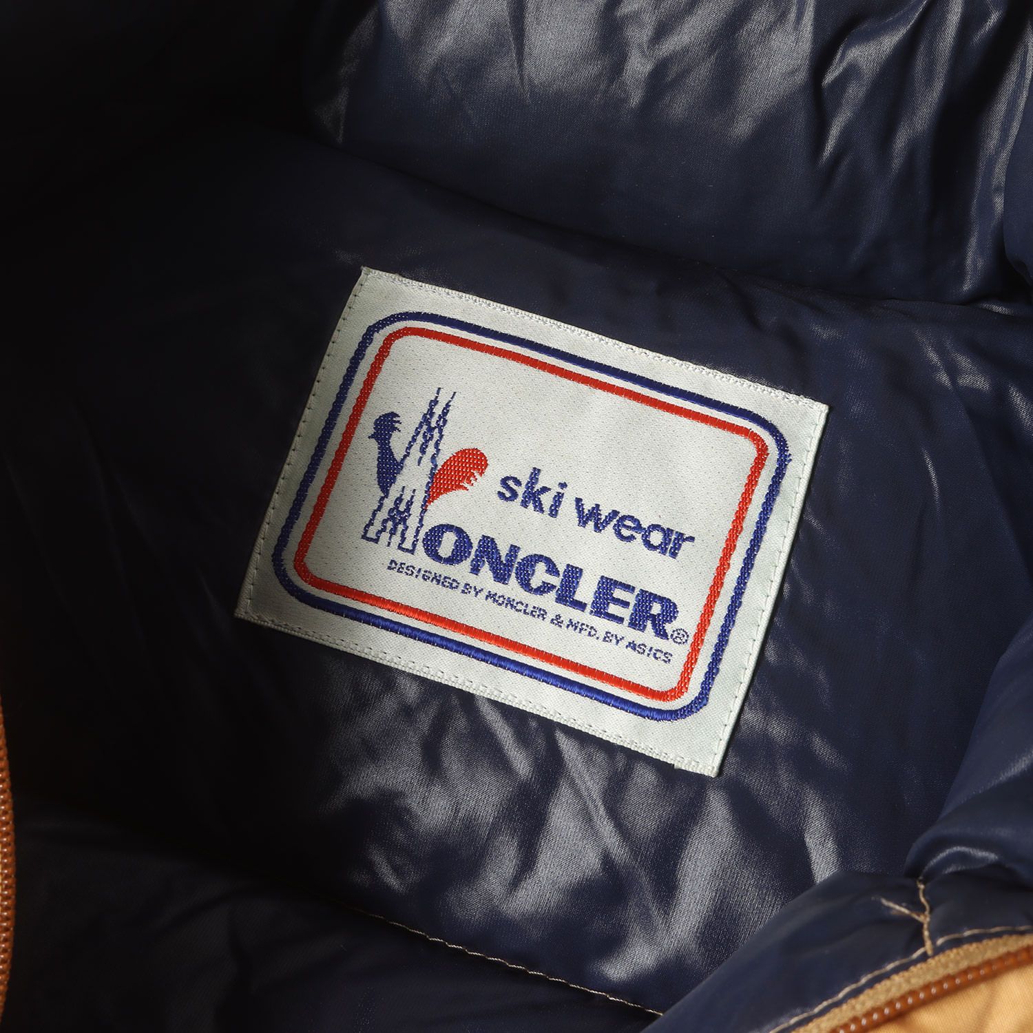 MONCLER モンクレール ジャケット ベージュ ネイビー サイズ:S/M相当