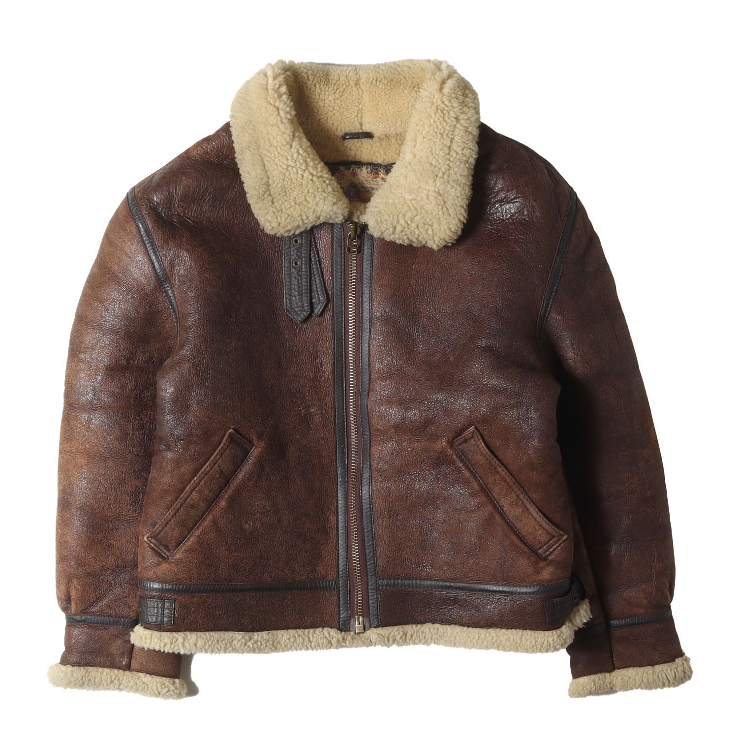 ウインドアーマー B-3 ムートン ミリタリー フライトジャケット LLサイズ ウインドアーマー B-3 ムートン ミリタリー フライトジャケット LL